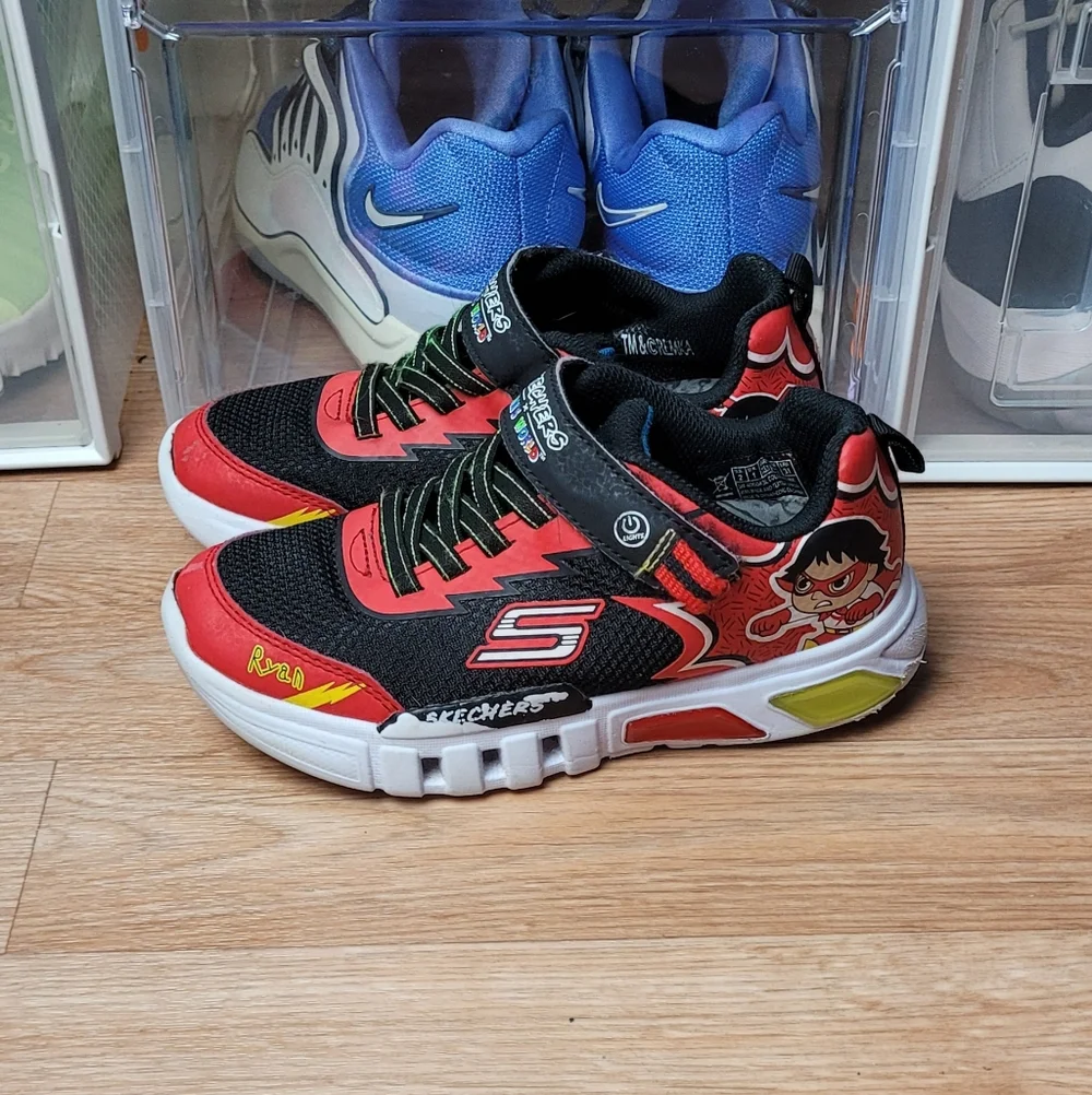 Skechers Kids' Red and Black Shoes